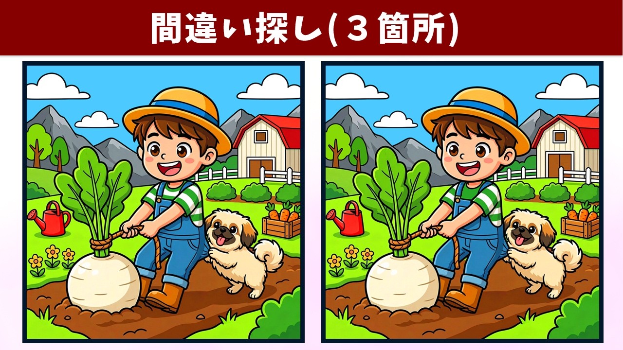 Spot the 3 Differences | Illustration Version #2160 - YouTube