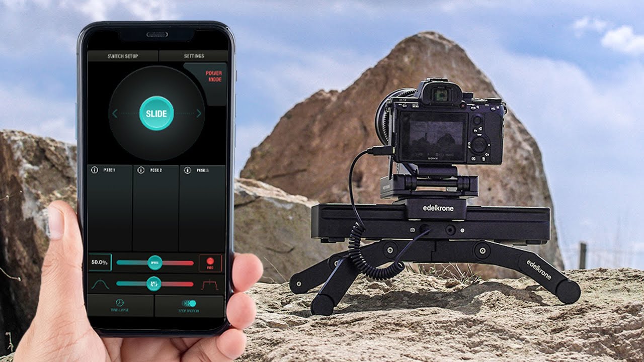 SliderONE v2 - Ultra portable, motorized camera slider with