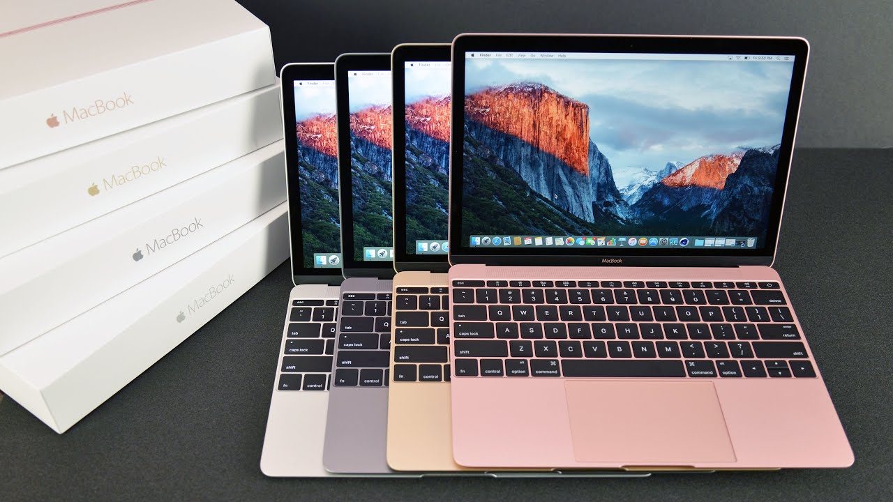 Apple MacBook 12-inch (2016): Unboxing & Review (All Colors) - YouTube