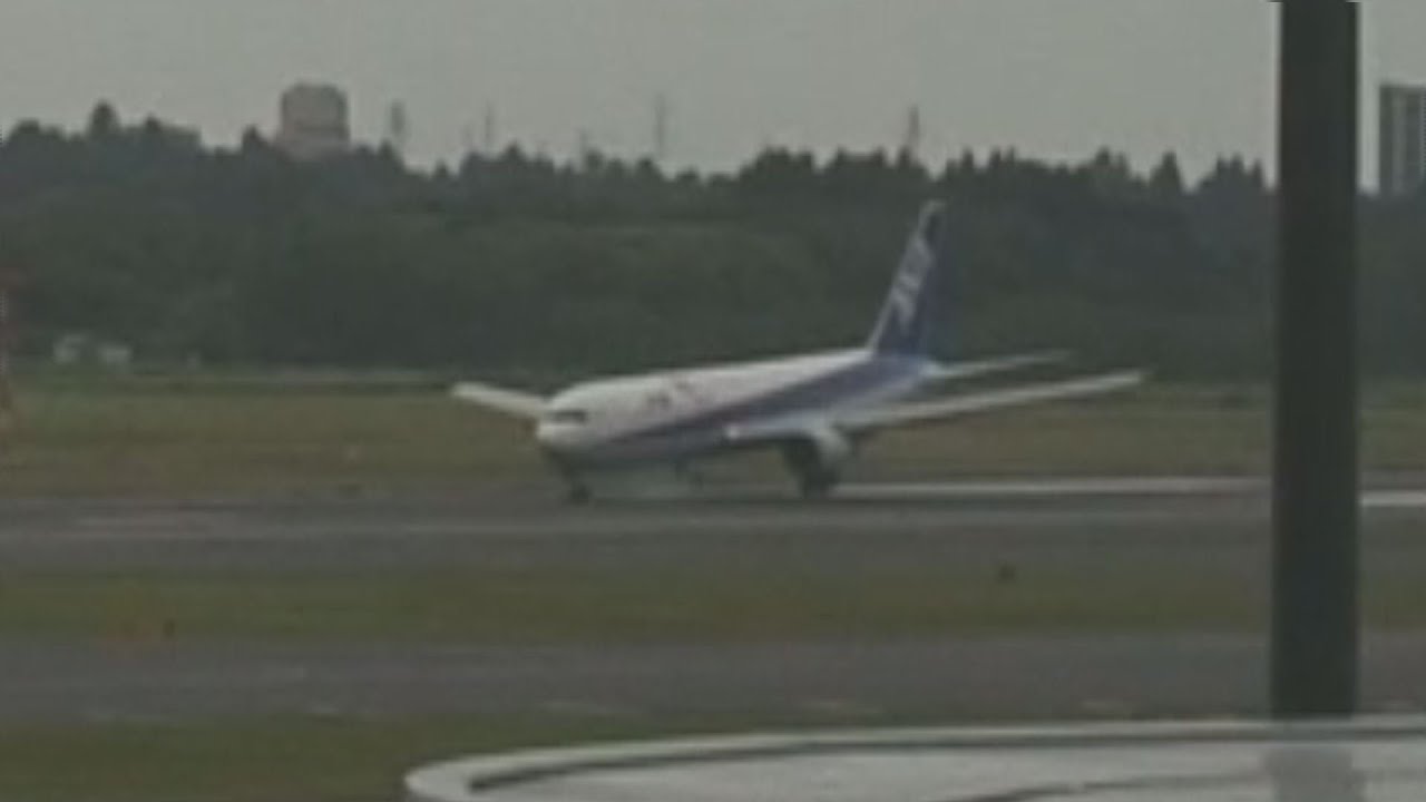 全日空機、着陸時に損傷 けが人なし、調査官派遣 - YouTube