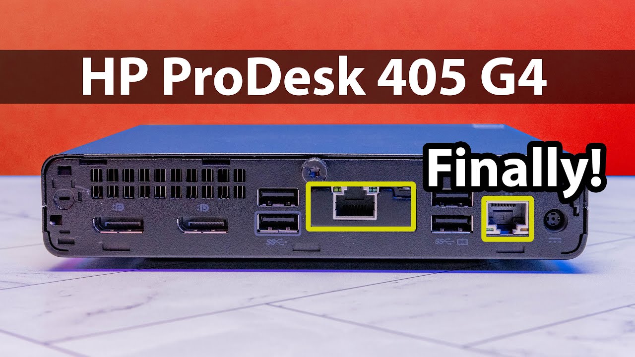 HP ProDesk 405 G4 Mini Dual Internal 1GbE NICs with a Catch