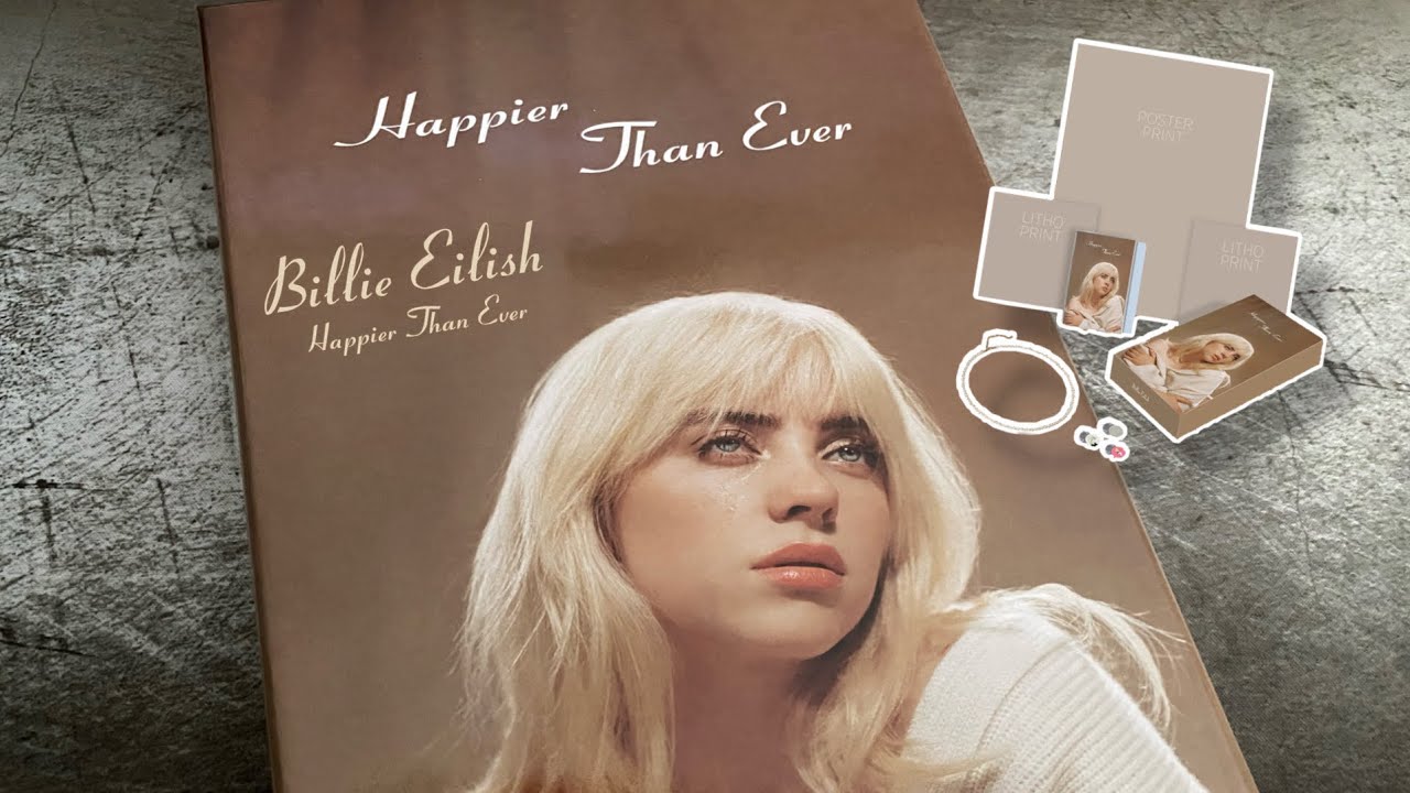 Billie Eilish - 'Happier Than Ever' Cassette Box UNBOXING - YouTube