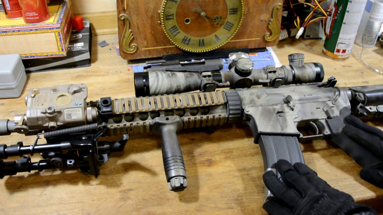 MK12 MOD1 Tokyo Marui MWS Z Parts Build - YouTube