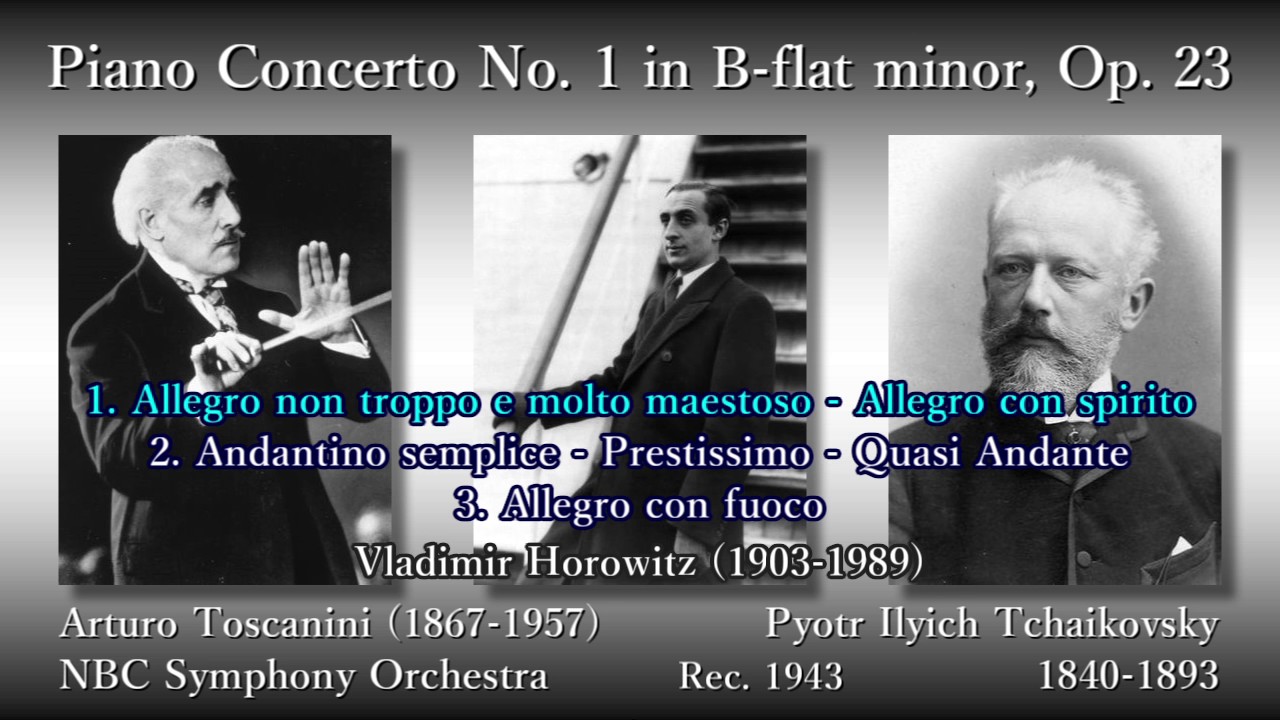 Tchaikovsky: Piano Concerto No. 1, Horowitz & Toscanini (1943