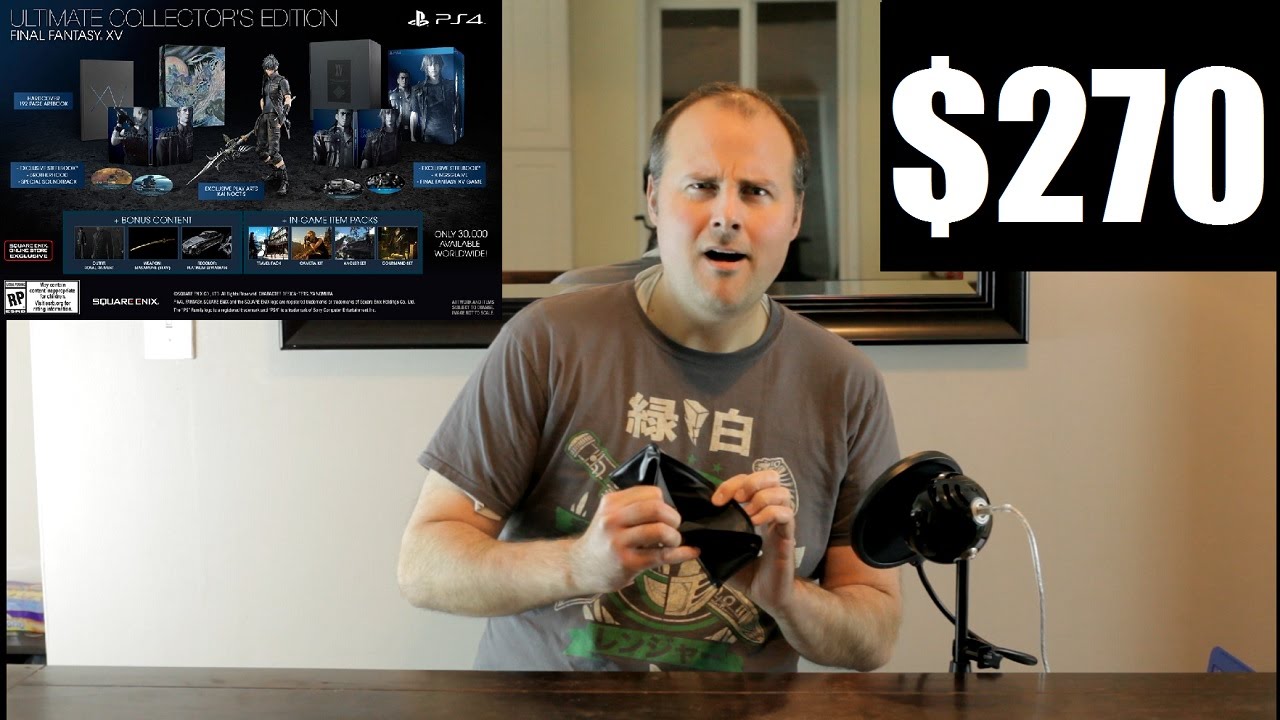$270 Final Fantasy XV Ultimate Collector's Edition! (PS4 & Xbox