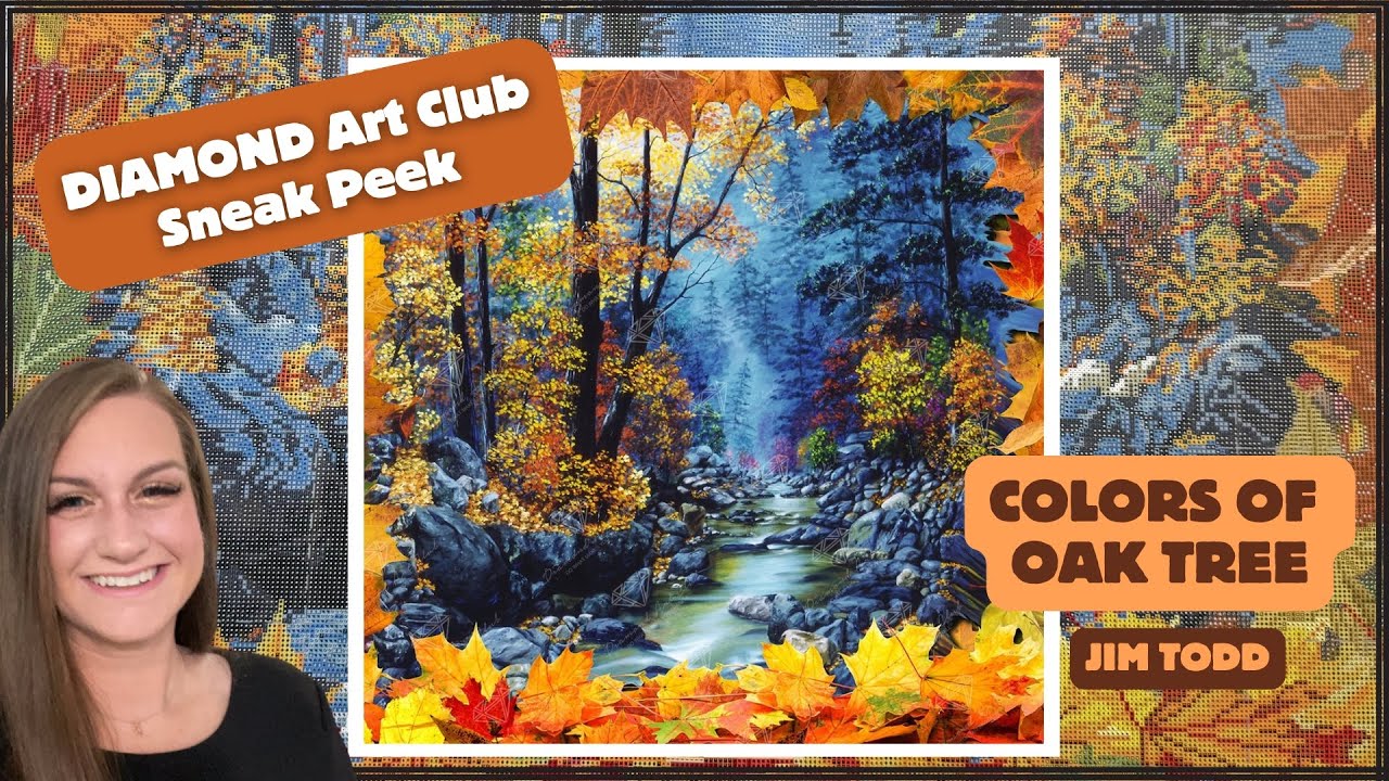 Diamond Art Club Sneak Peek! “Colors of Oak Tree” by Jim Todd