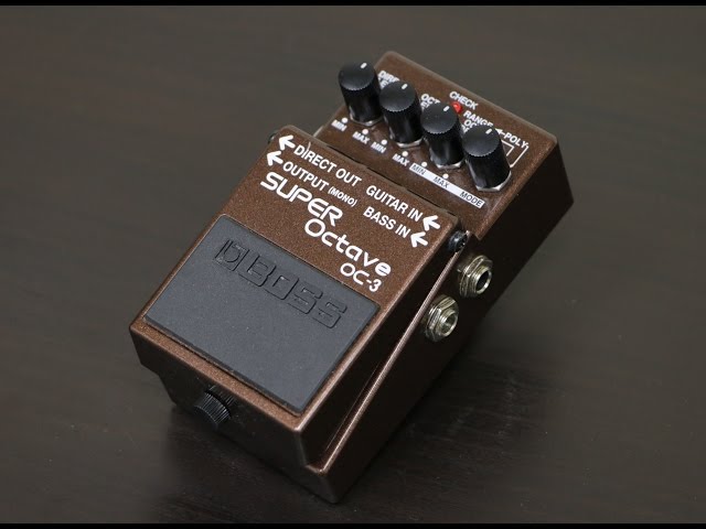 Boss OC-3 Super Octave Demo - YouTube
