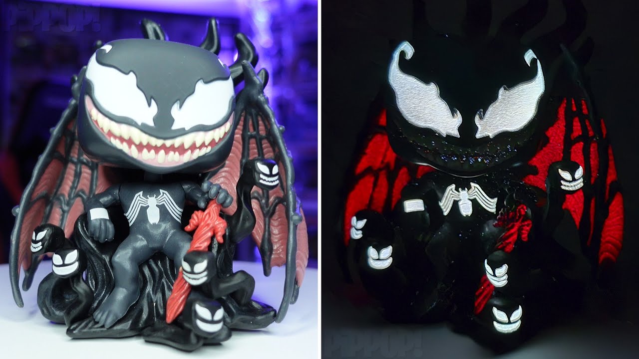VENOM ON THRONE 965 GLOW | UNBOXING FUNKO POP - YouTube