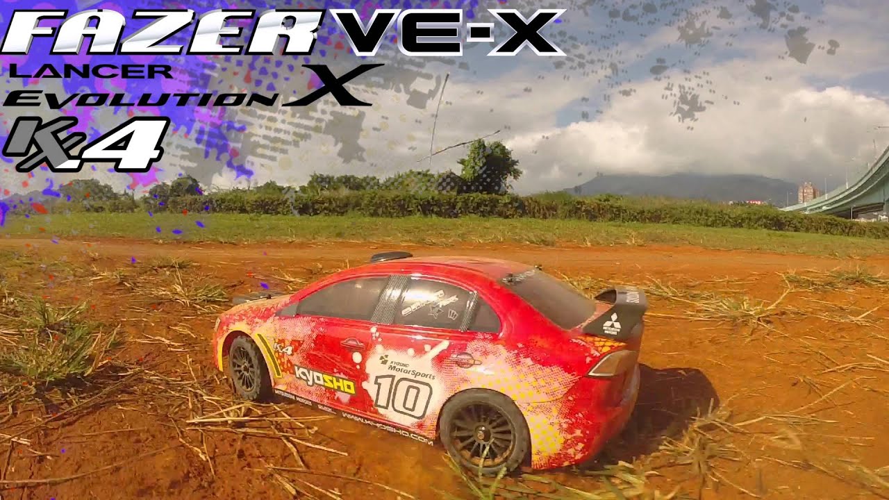 フェーザーVE-X ランサー エボリューションX KX4 1/10 EP 4WD