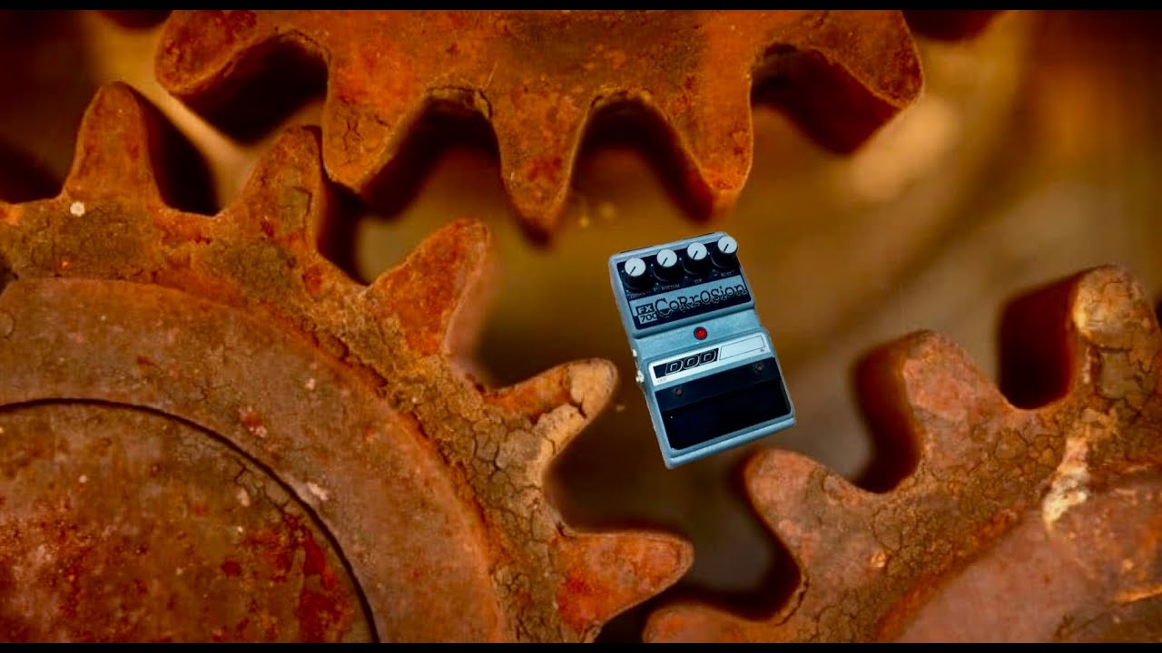 Dod Fx70c Corrosion Overdrive Distortion Bass Effect Pedal Demo