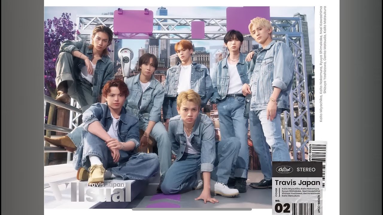 デビュー前の楽曲を収録！Travis Japan、2ndアルバム『VIIsual』初回J