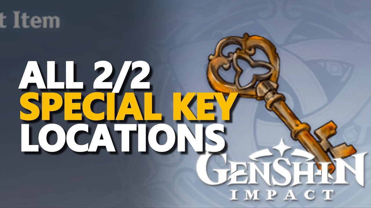 All Special Key Locations Genshin Impact - YouTube