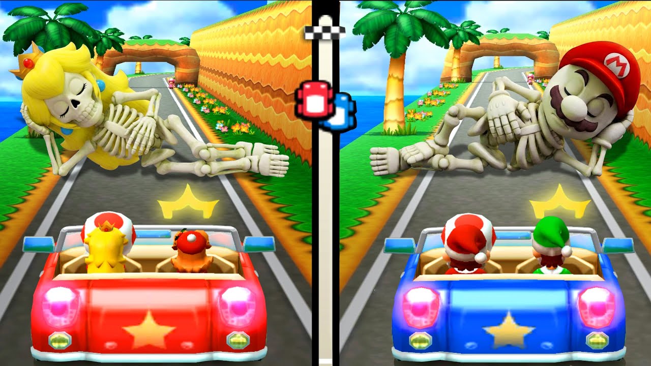 Mario Party 100 Mini-Game Collection] Four popular characters