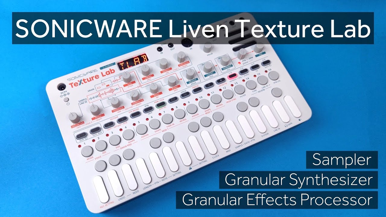 Full Tutorial - SONICWARE Liven Texture Lab - YouTube