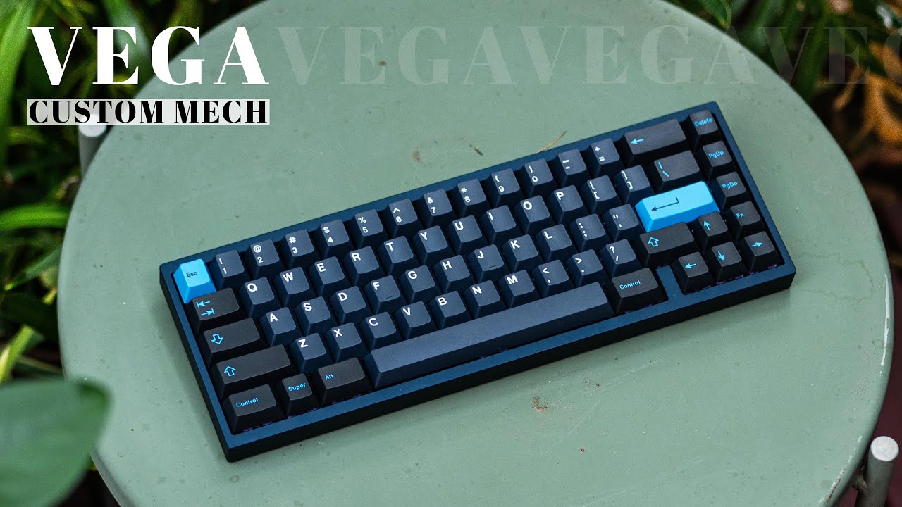 The Classy VEGA Custom Mechanical Keyboard - Build & Review - YouTube