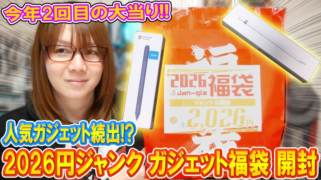 Lucky Bag] Popular gadgets galore!? 2026 yen junk accessory lucky