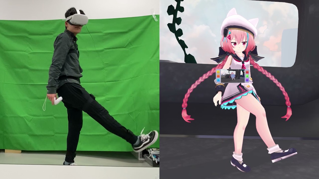 Uni-motion動作テスト 1 全身稼働のフルトラッキング - YouTube