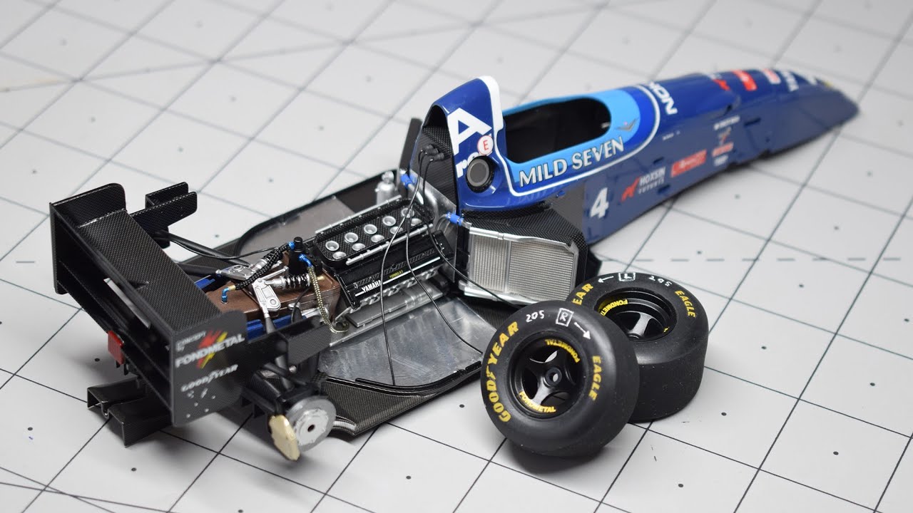 Building a Tyrrell 023 Tamiya 1/20 F1 Scale Model Part 1 - YouTube