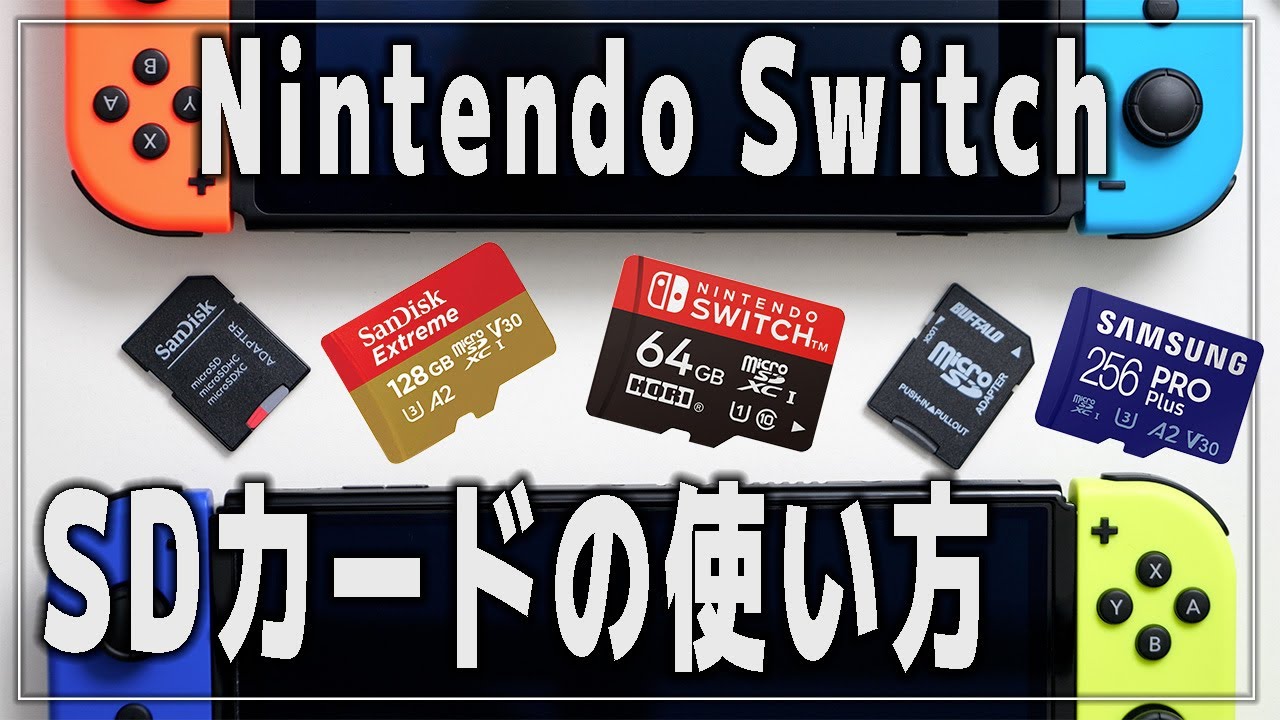 Switch] How to Use a Nintendo Switch SD Card [Inserting/Formatting