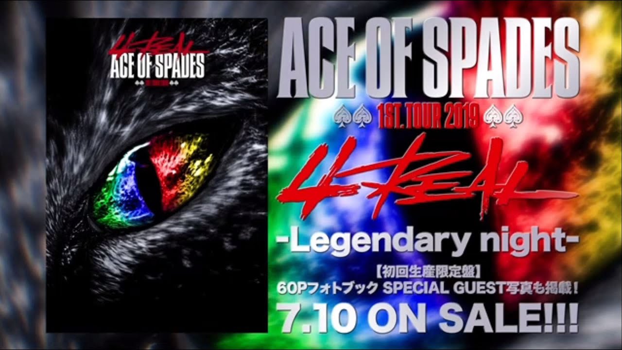 ACE OF SPADES、ライブBlu-ray/DVD『ACE OF SPADES 1st TOUR 2019
