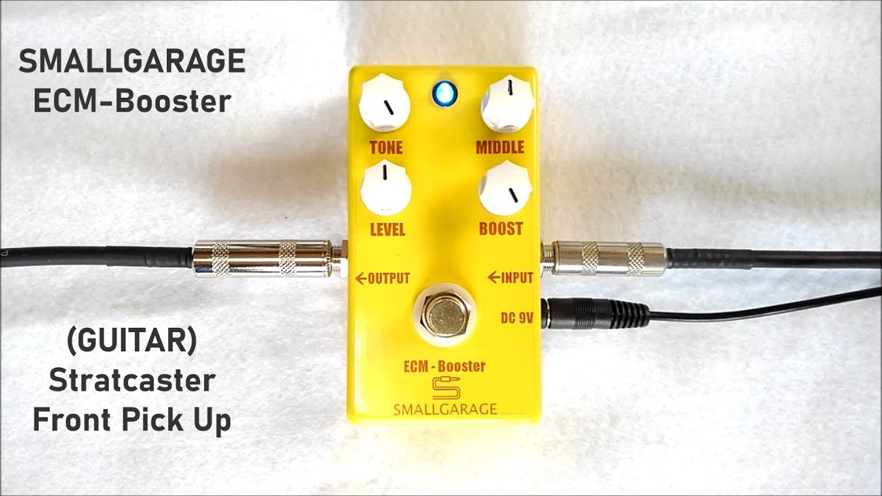クラプトンミッドブースター ECM-Booster_Sound Sample - YouTube