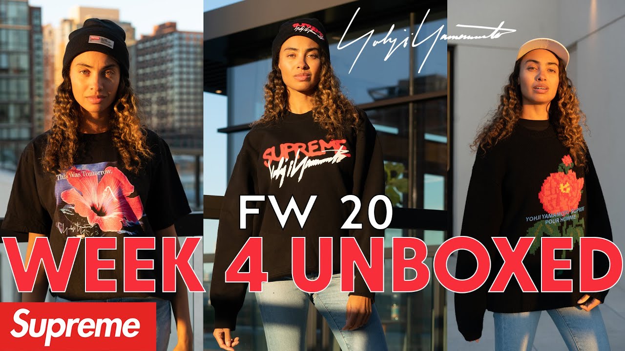 SUPREME WEEK 4 FW20 UNBOXING: YOHJI YAMAMOTO Crewneck, Tee Haul