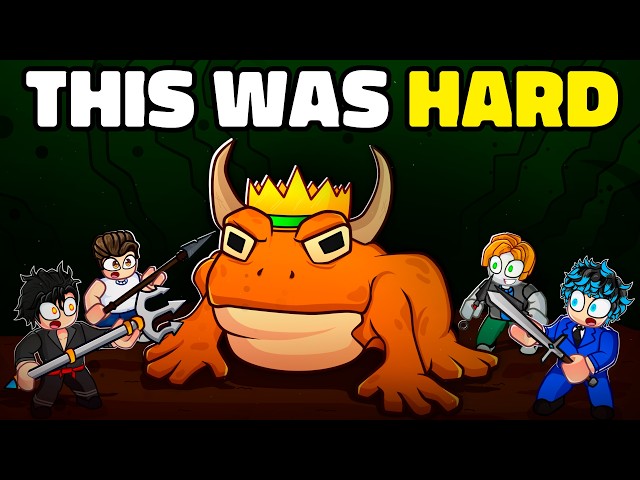 Can 4 Youtubers Defeat the Frog King on 99 Nights in the Forest
