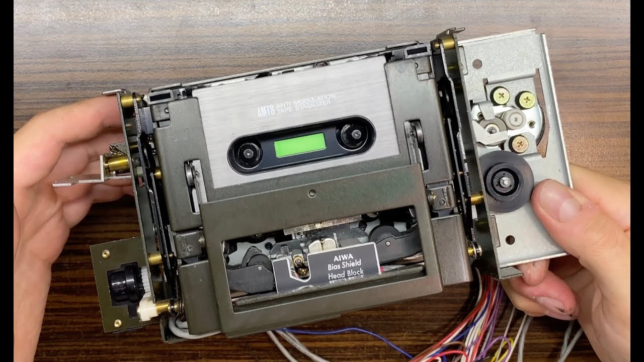 AIWA EXCELIA XK-009 tapetransport repair fix #diy #repair #japan