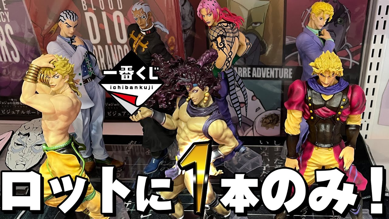 第1部から6部の歴代ラスボスをMASTERLISEでフィギュア化！一番くじ
