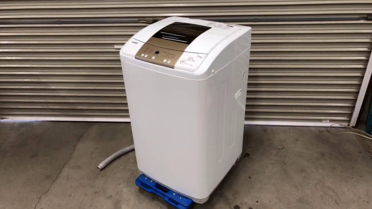 Haier ハイアール 7kg 全自動洗濯機 JW-K70M 槽クリーナー付 清潔