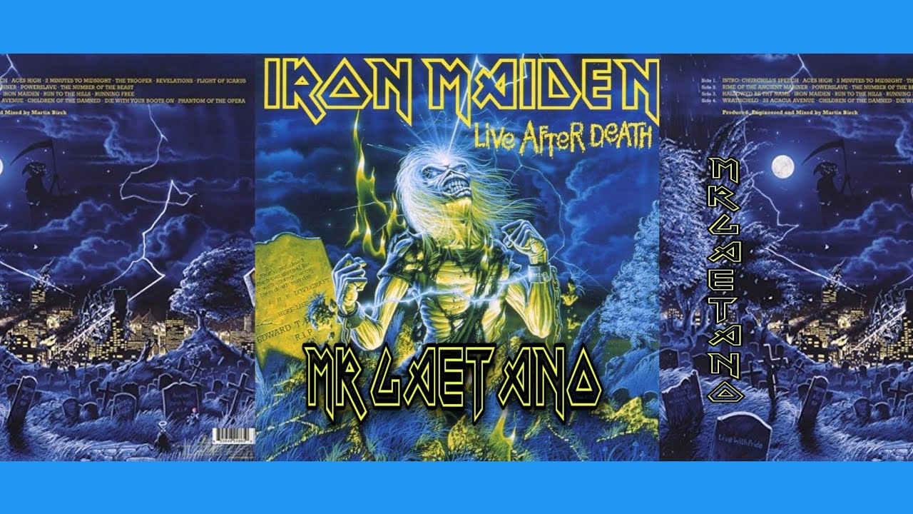 UK アイアンメイデン LIVE AFTER DEATH ES24 0426 3 UK 2x33t. IRON