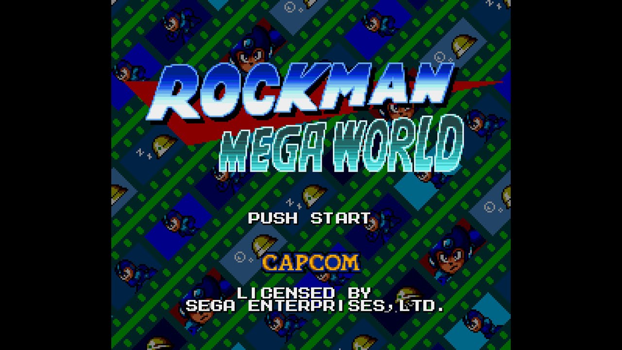 ロックマンメガワールド (MD) 全クリア (ノーダメージ) - YouTube