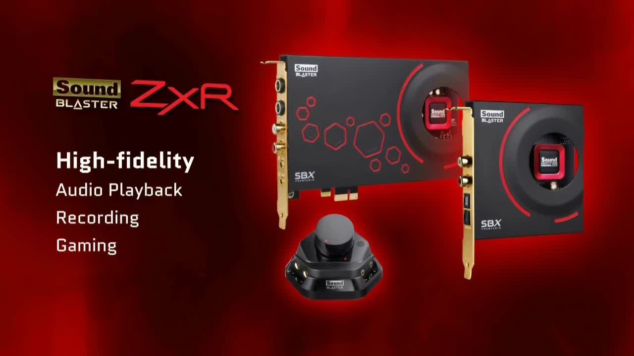 Sound Blaster ZxR ハイレゾ対応のサウンドカードレビュー - Raison