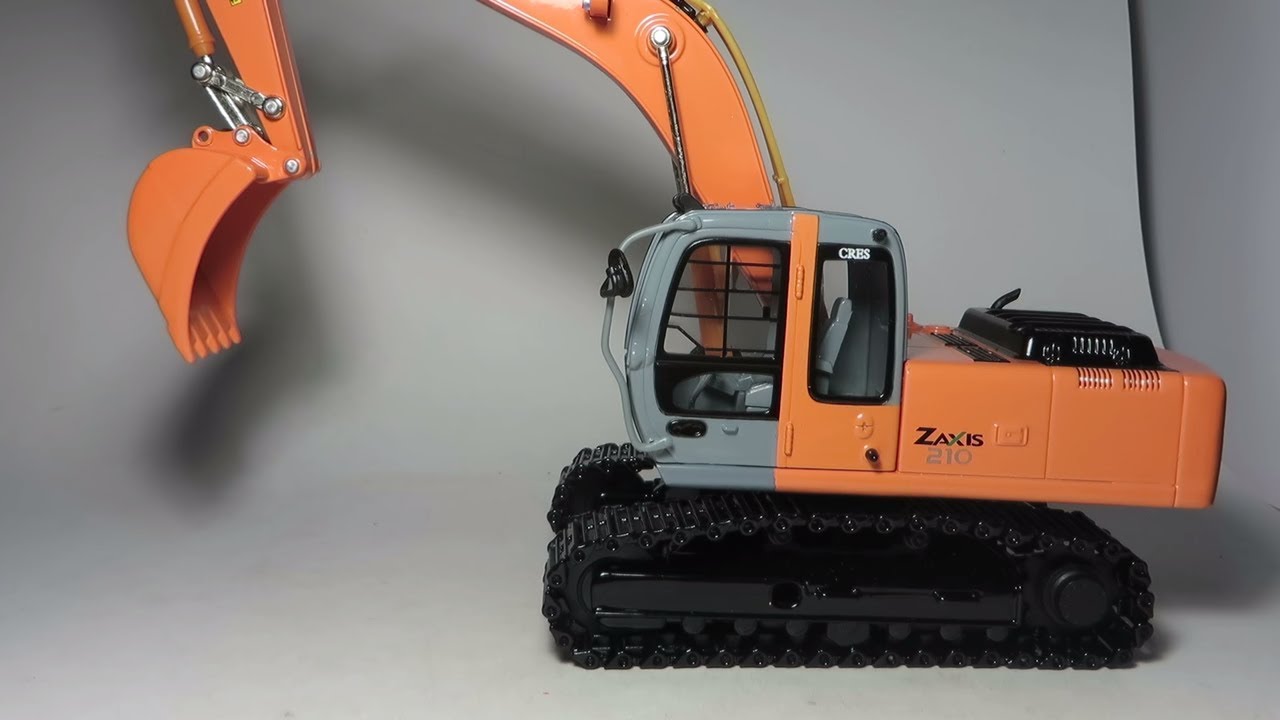 ROS Agritec 1:32 Hitachi ZX210 Review - YouTube
