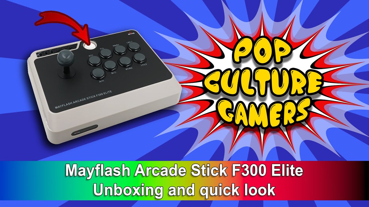 Mayflash Arcade Stick F300 Elite Unboxing - YouTube