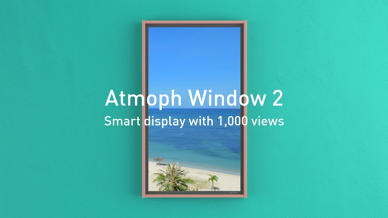 Atmoph Window 2 - Smart display with 1,000 views by Atmoph Inc