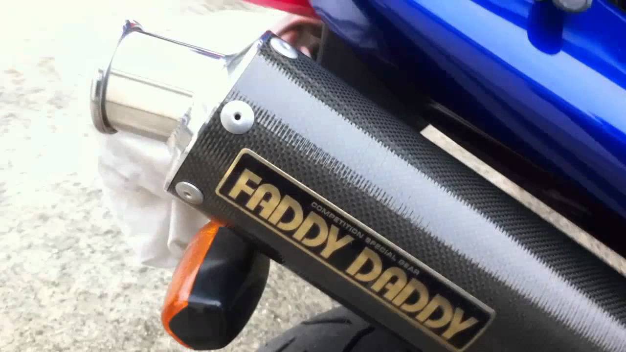 Hornet FADDY DADDY Exhaust Sound ホーネット - YouTube