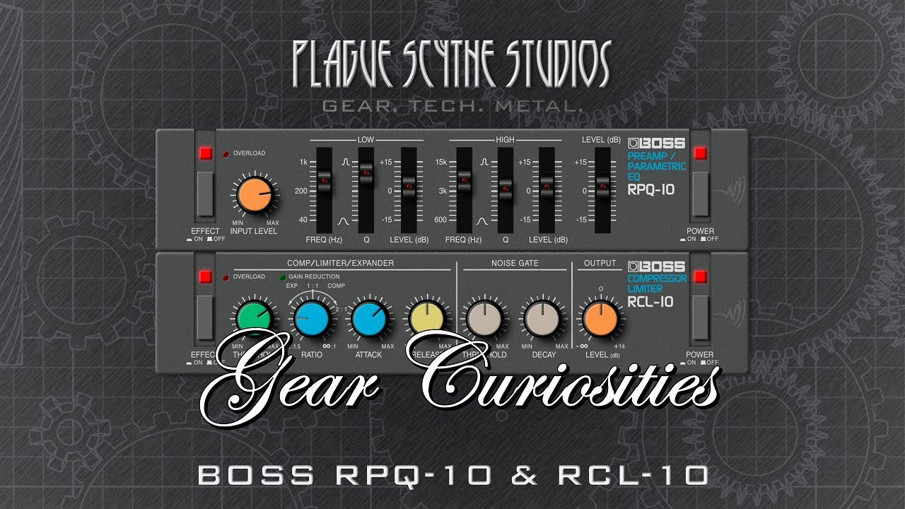 Gear Curiosities: BOSS Micro Half Rack RPQ-10 & RCL-10 - Vintage