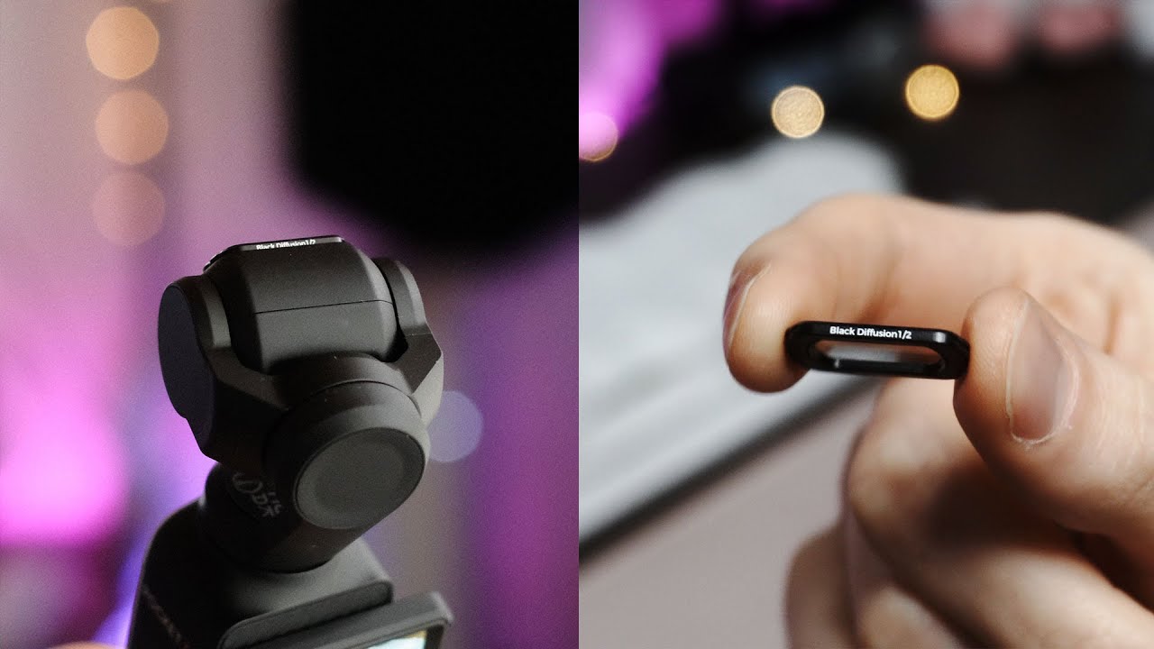 K&F Black Diffusion 1/2 Filter for DJI Osmo Pocket 3 Test - YouTube