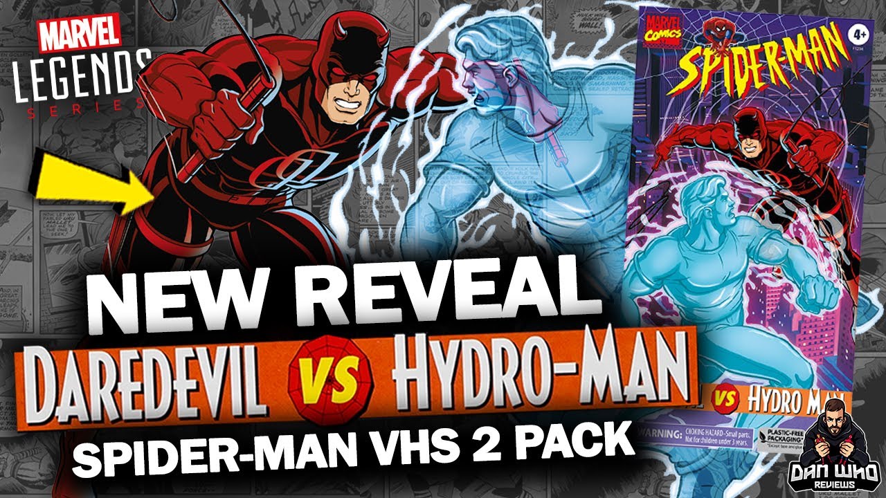 DAREDEVIL & HYDRO-MAN 2 PACK! Spider-Man VHS 2024 - YouTube