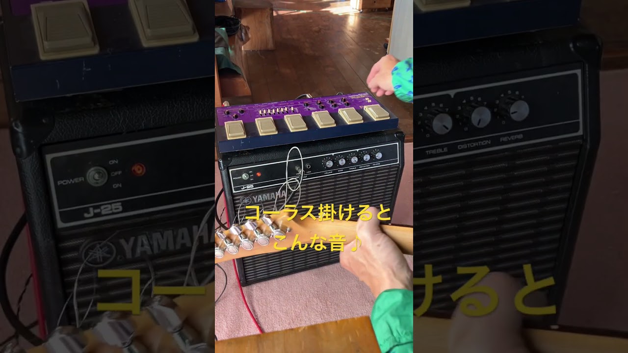 ベース用マルチMaxon PUE5Bのモジュレーション系はこんな感じです