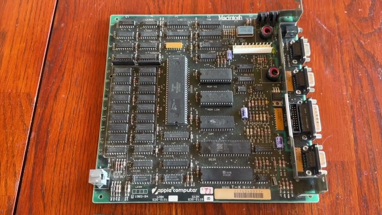 Vintage Computer チャンネル第261回～Macintosh 128K/512K ロジック