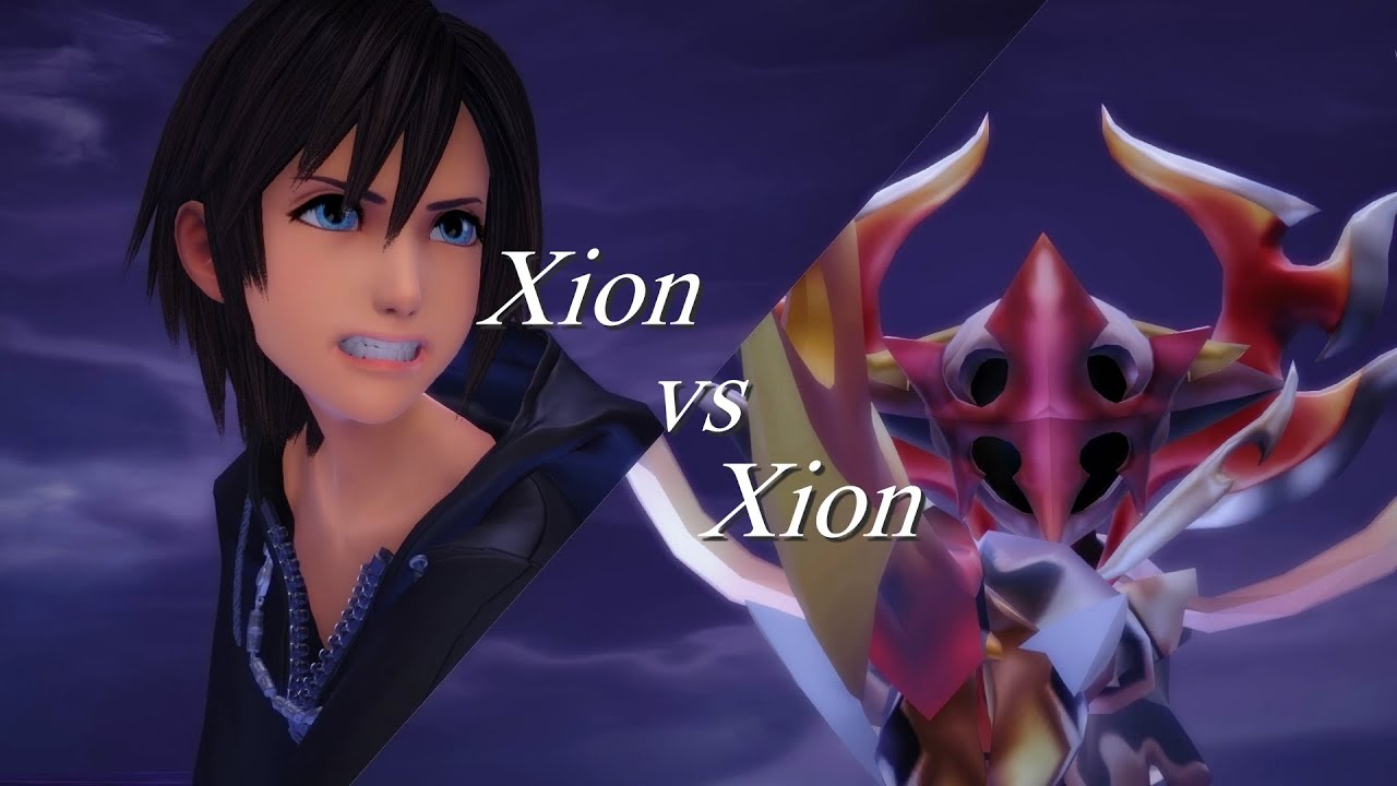 KH3】シオンvsシオン【MOD】KINGDOMHEARTS3 MOD -Xion vs Xion- - YouTube