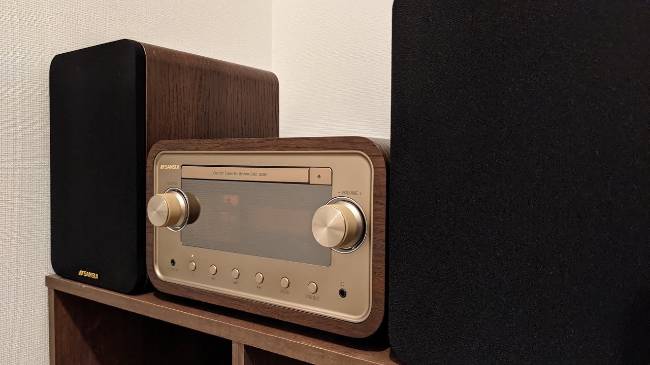 オーディオ】SANSUI 真空管ステレオ SMC-300BT - YouTube
