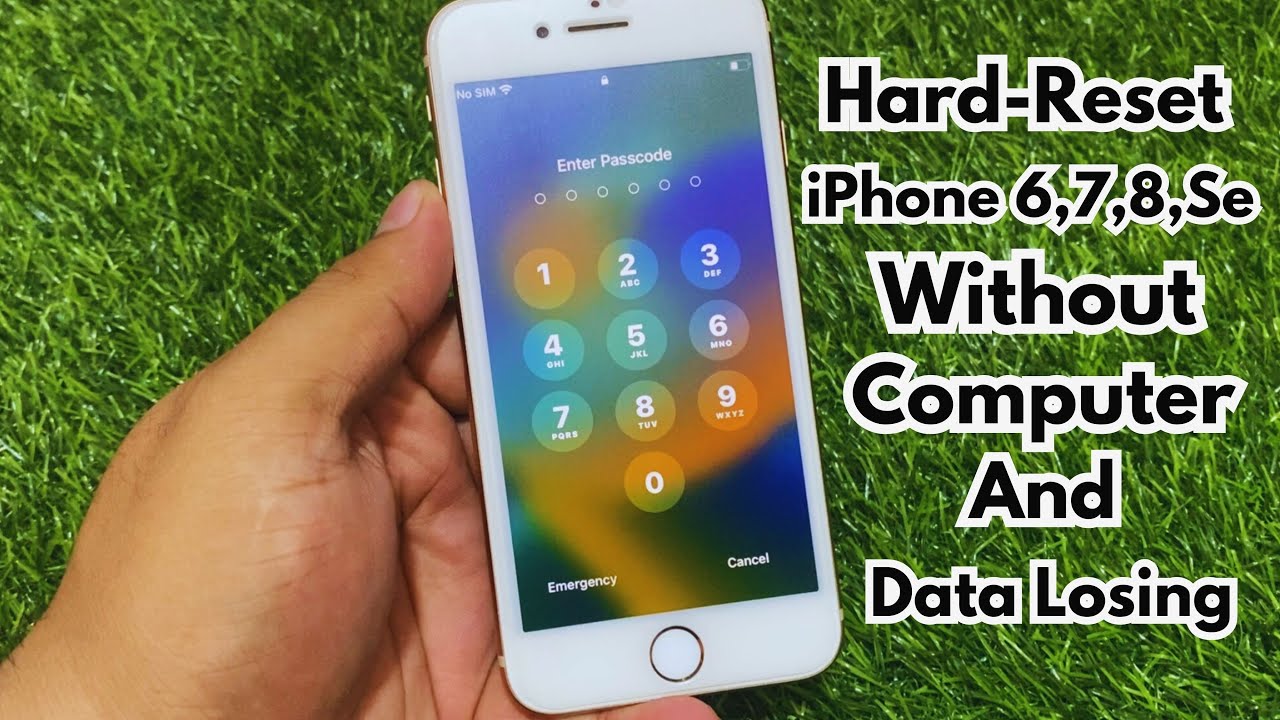 How To Hard Reset iPhone 6,7,8,Se Without Computer And Data Losing