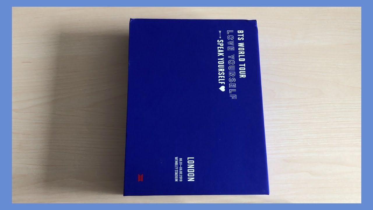 Unboxing BTS Love Yourself Speak Yourself In Wemblet London Tour