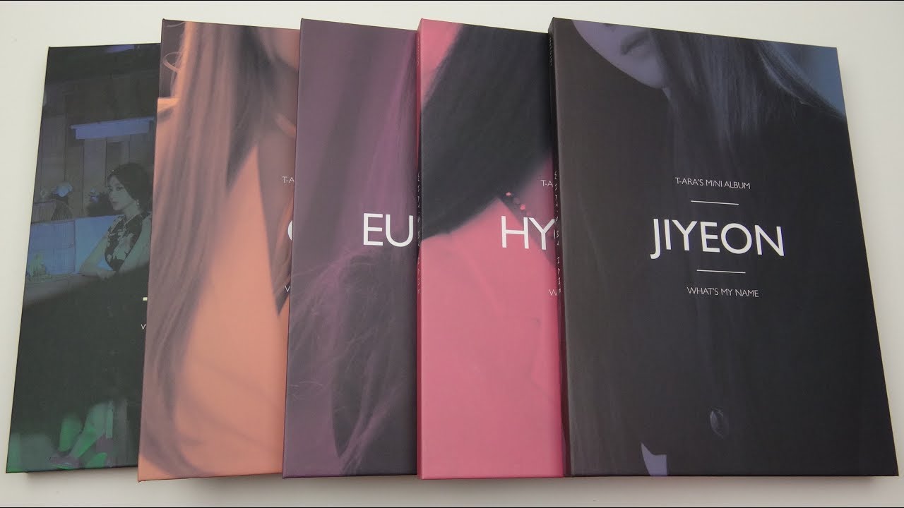 Unboxing T-ARA 티아라 13th Korean Mini Album What's My Name (All