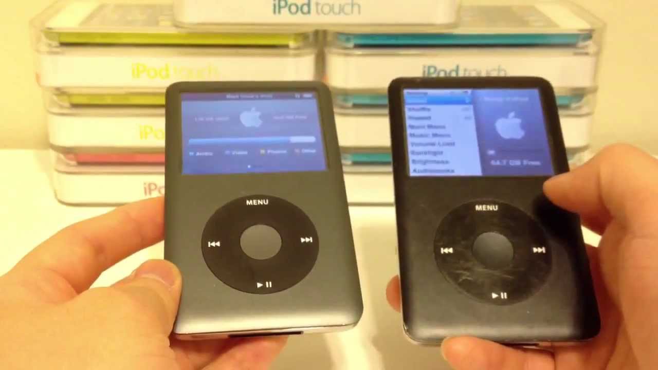 Apple iPod Classic 6th Generation Vs 7th Generation Comparison