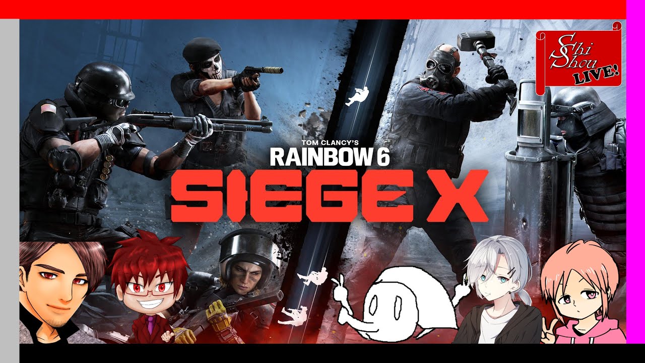 9【#Rainbow6siegeX】フルパでシージ【TeamARK】 - YouTube