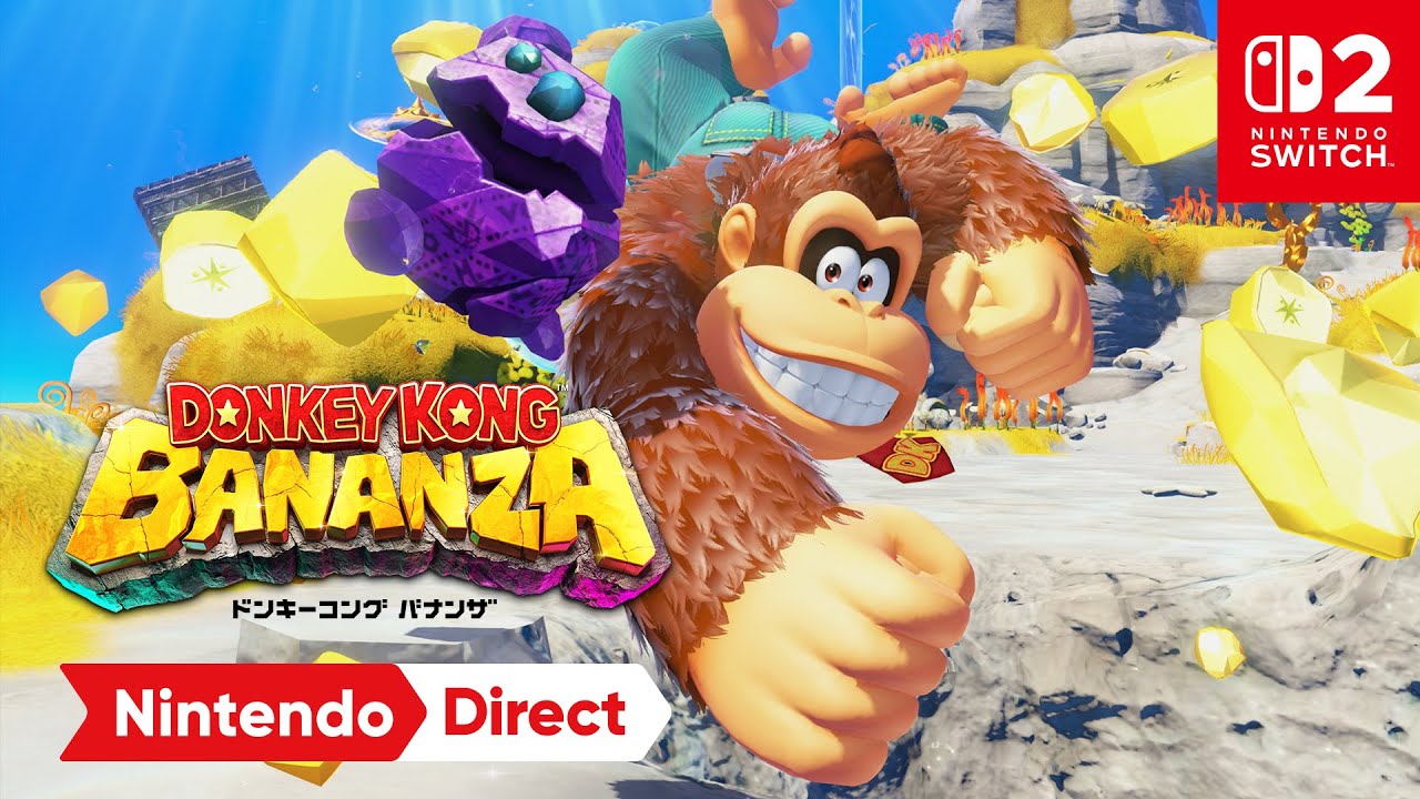Switch 2「ドンキーコング バナンザ」が7月17日発売に。敵，地面，壁
